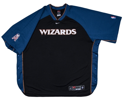 2001-02 Michael Jordan Game Worn Washington Wizards Shooting Shirt (George Koehler Michael Jordan Collection LOA)